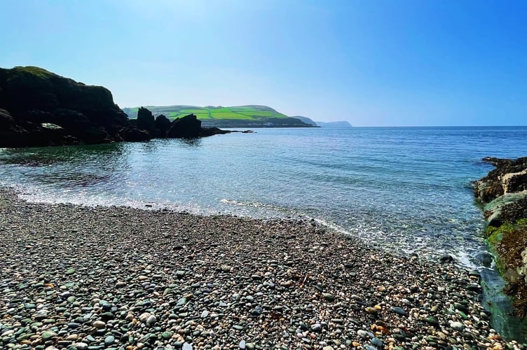 Spaldrick beach at Port Erin