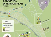 Hospital visitors warned over diversions