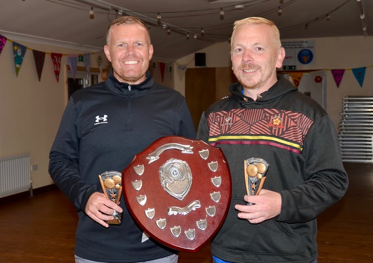 Plumbmaster doubles championship winners, Paul Dunn (left) and Neil Withers (Photo: Arnie Withers)