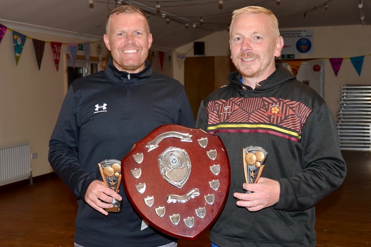Plumbmaster doubles championship winners, Paul Dunn (left) and Neil Withers (Photo: Arnie Withers)