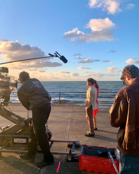 The shooting of 'Alone With You'