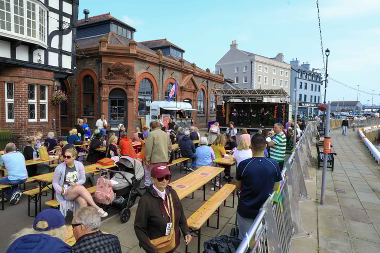 The Harvest Festival on North Quay, Douglas