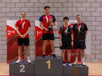 Badminton singles titles for Cheng and Mellor