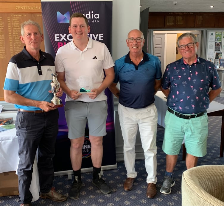Media Isle of Man Golf Day 2024: The winning team Octet