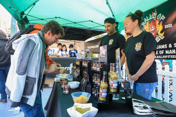 The 'Balls of Steel' stall