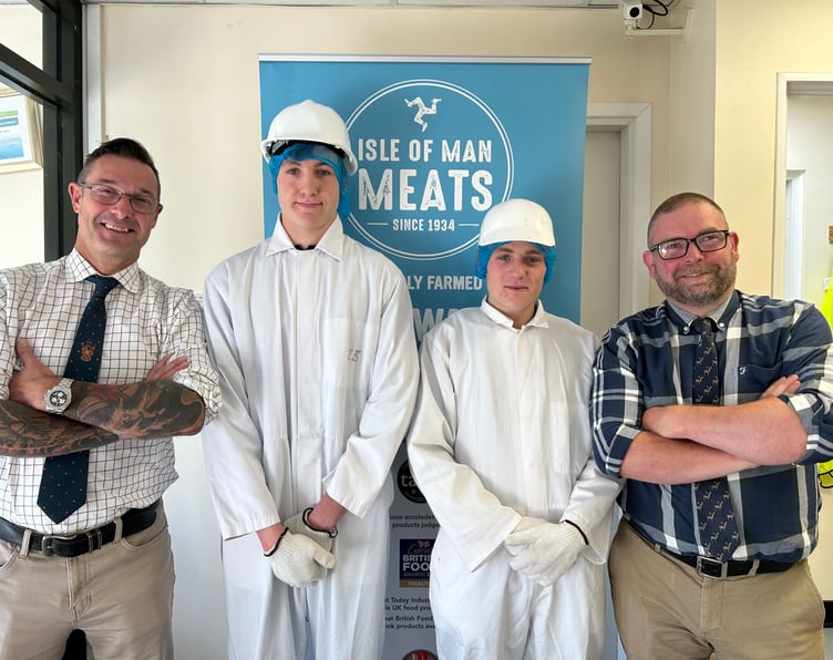 Young apprentices Harry and Ethan alongside