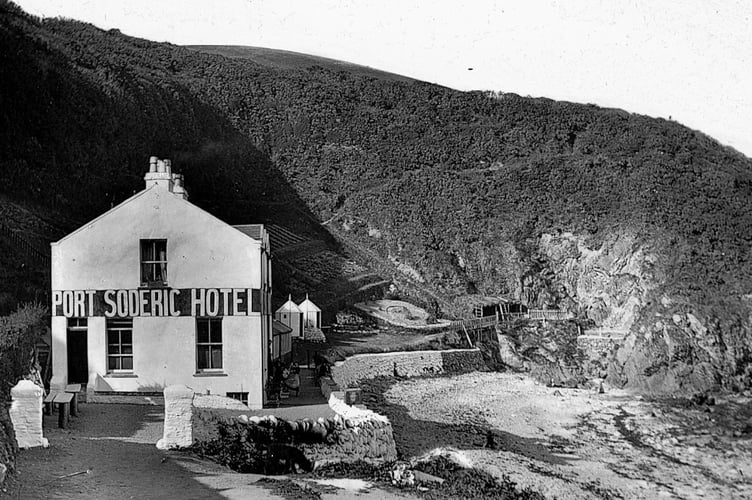 The hotel at Port Soderick in 1890 just before the major tourism transformation