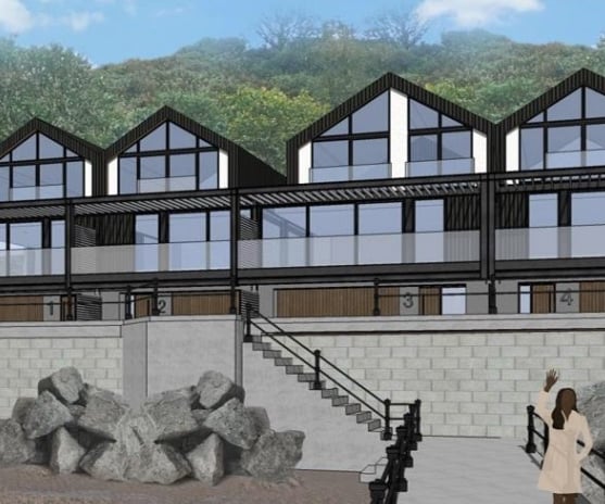 How it might look if and when new homes are built at Port Soderick