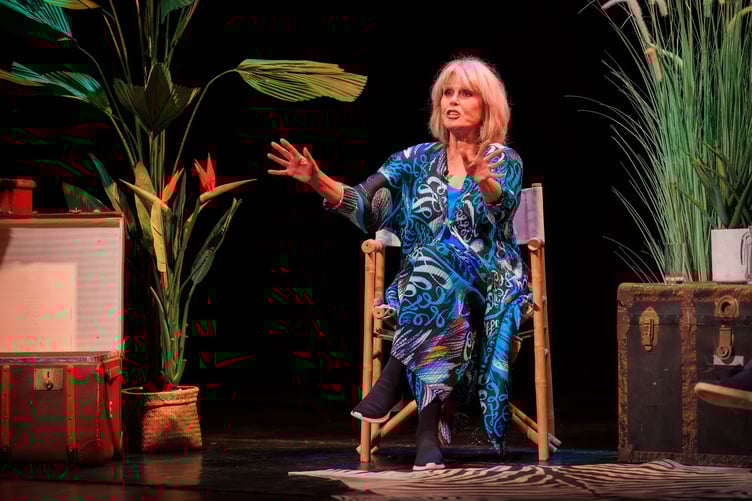 Dame Joanna Lumley addresses a packed Gaiety Theatre during the Arts Council's annual lecture