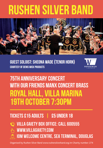 The poster for the 75th anniversary concert