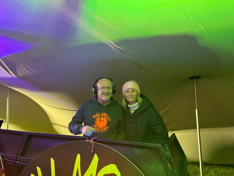 Event organisers Scott and Marju Bradshaw