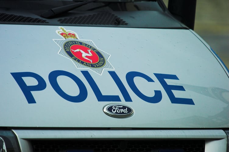 Isle of Man Police van