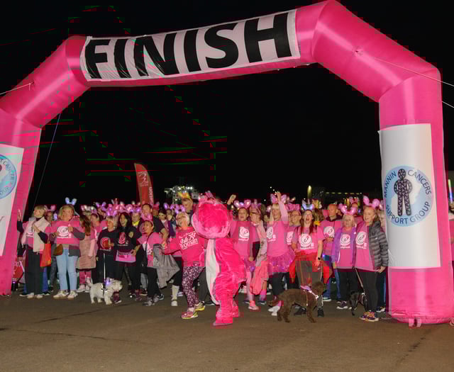 Breast Cancer Support Group raises £10,000 through moonlight walk