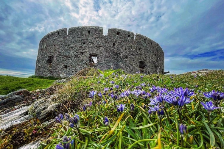 Derby Fort on St Michael's Isle at Langness
