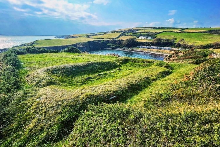 Cronk ny Merriu at Port Grenaugh