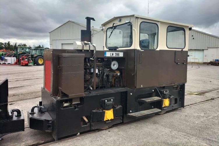 BnM locomotives pictured at Blackwater, Co Offaly before being shipped to the Isle of Man