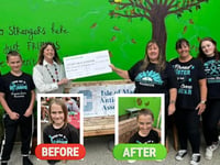 Shaved heads and waxed backs: Community unites for cancer fundraiser