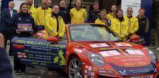 =Couple visit all 238 RNLI stations - including those on the island