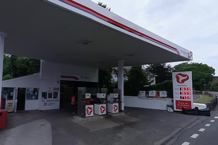 Kaneen's garage near Union Mills