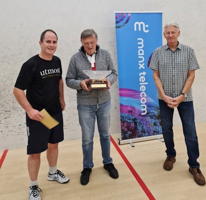 Winner Malcom Levy with Bill and Brian Karran