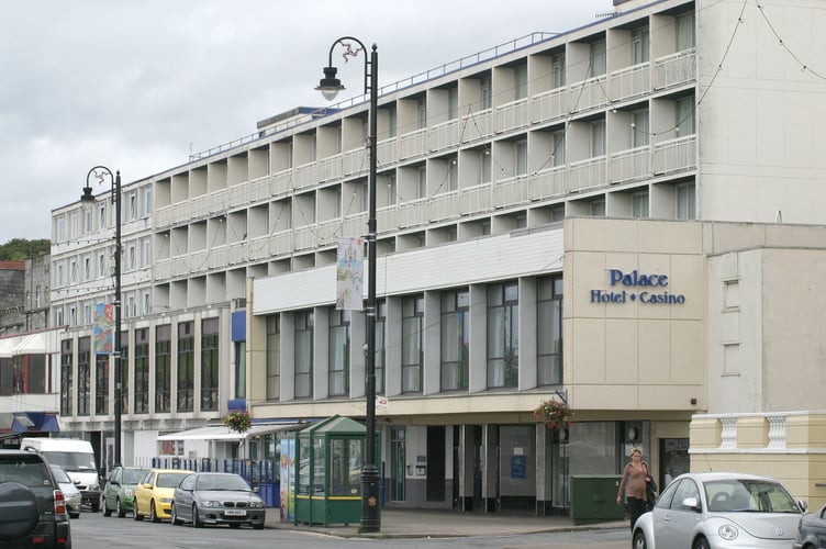 Palace Hotel, Central Promenade, Douglas.