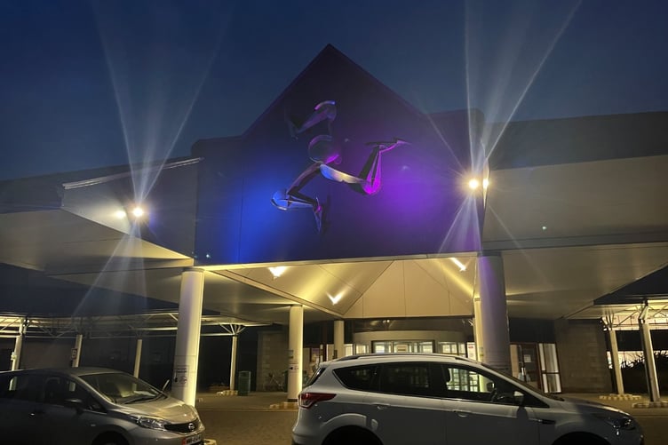 Noble's Hospital will be illuminated blue and pink this week in support of Baby Loss Awareness Week