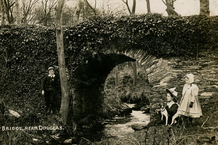 The Fairy Bridge at Kewaigue in the late 19th century