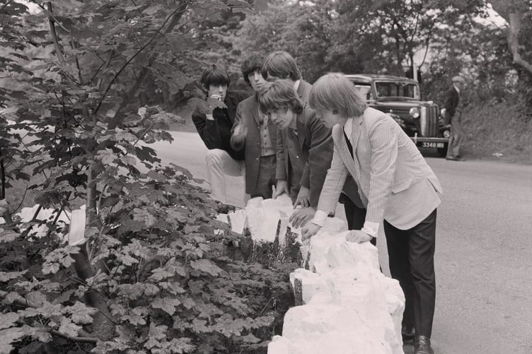 The Rolling Stones visit the Fairy Bridge in 1964