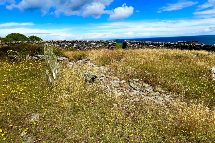 Ballafayle Cairn at Charlie's View in Maughold