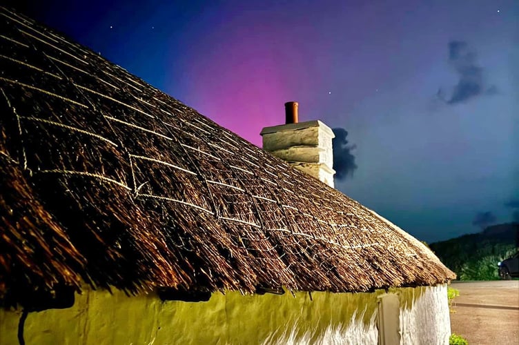 Cregneash is lit up