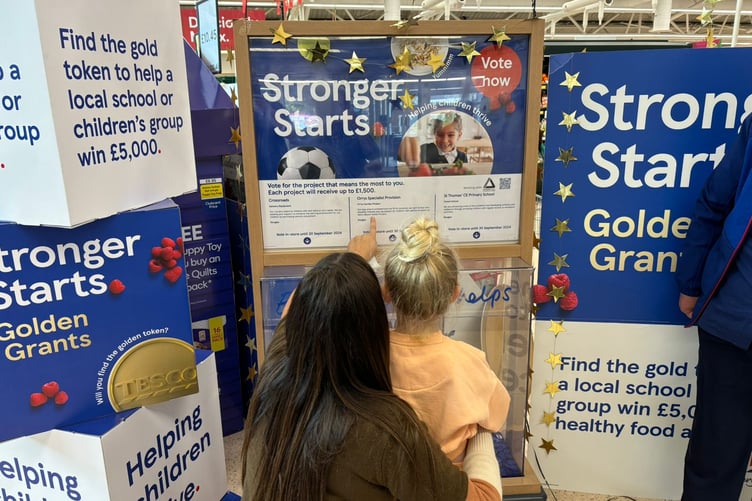 A Tesco shopper in Douglas chose the centre as the recipient of the £5,000 grant