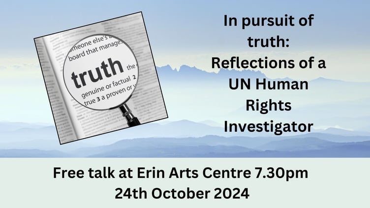 The event takes place at the Erin Arts Centre next week