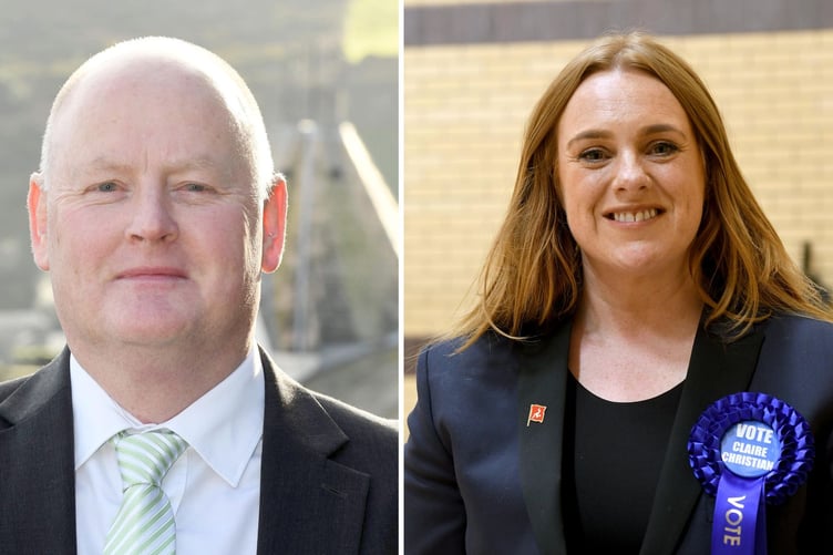 Rob Callister and Claire Christian