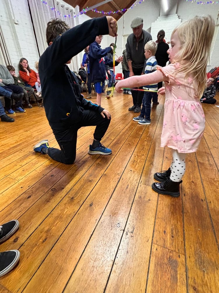 The youngsters get involved!