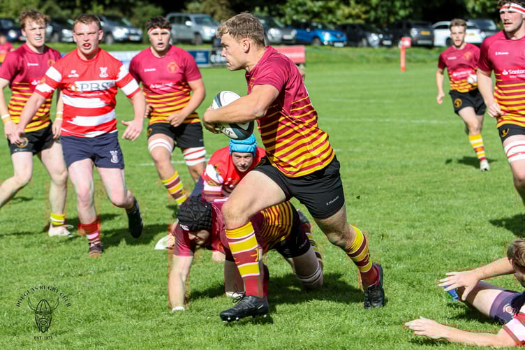 Charlie Henthorn's return will be a significant boost for Douglas Rugby Club against Altrincham Kersal this weekend (Photo: Richard Ebbutt)