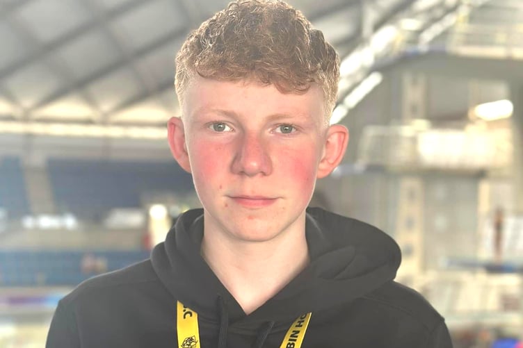 Sixteen-year-old Jacob Craine clinched a superb silver medal in the 400m freestyle