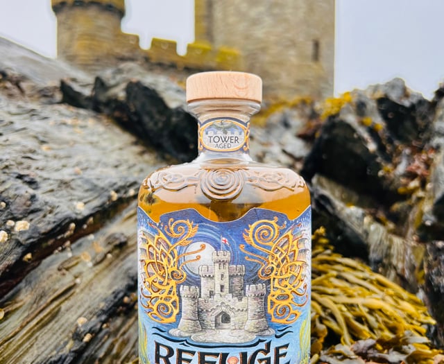 ‘Bottle No.1’ of £125 Refuge Manx Rum to be auctioned off