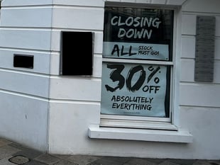 'Closing down' signs go up at Douglas store as it prepares for rebrand