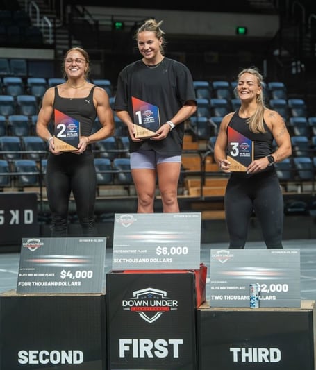 Aimee Cringle won the CrossFit Down Under Championship 2024 in Australia 