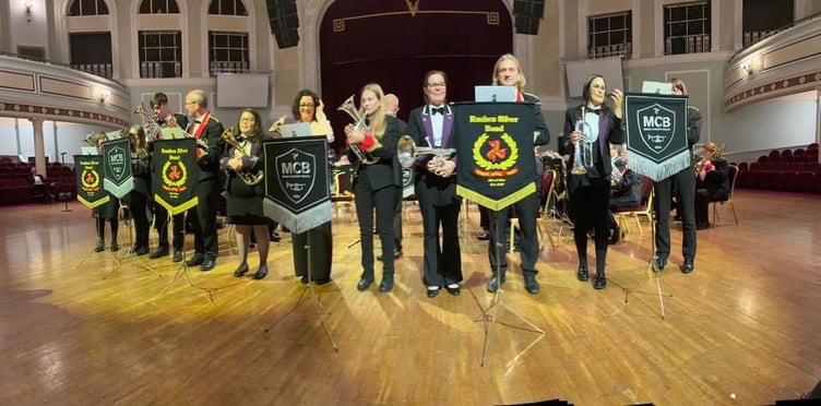 Rushen Silver Band perform at the Villa Marina during its 75th anniversary concert