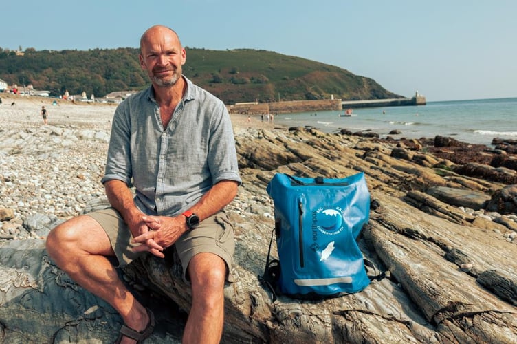 Monty Halls in the promotional video for the Big Blue Bag initiative