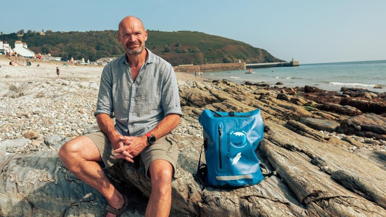 Monty Halls in the promotional video for the Big Blue Bag initiative