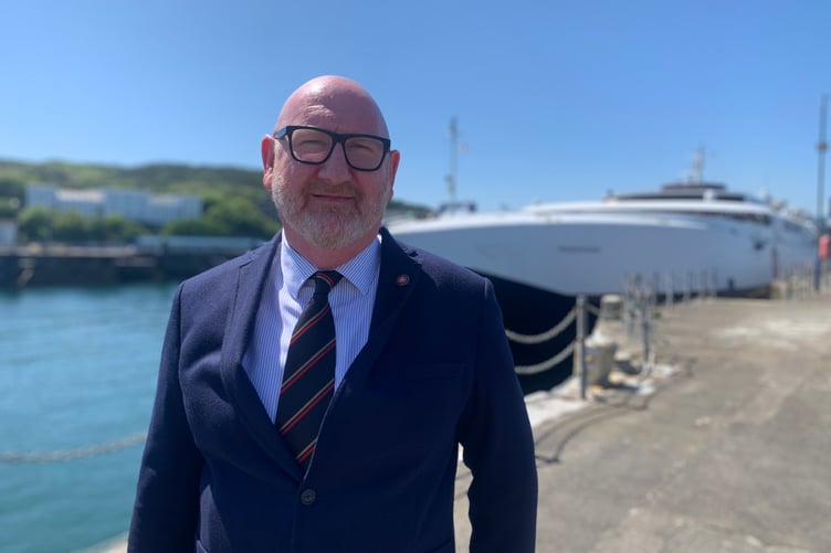Steam Packet chief executive Brian Thomson