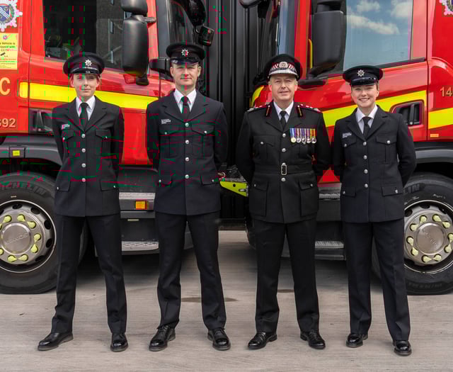 Fire and Rescue Service welcome three new firefighters