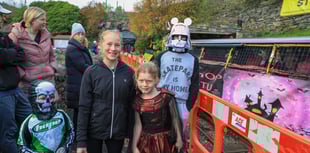 Spooky scenes at this year's Laxey Glen Mines Hop tu Naa Trains