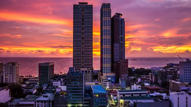 The Philippine capital Manila