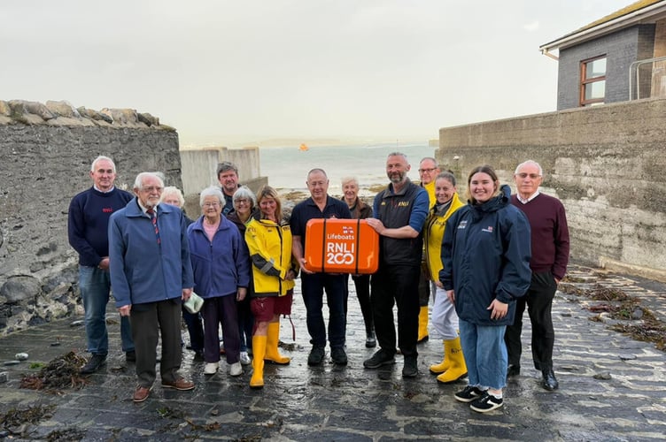 Connecting our Communities scroll final week. It visited all five RNLI stations