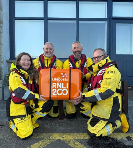 Connecting our Communities scroll final week. It visited all five RNLI stations