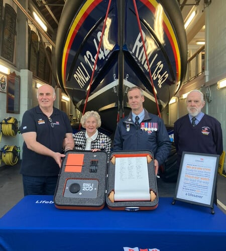 Connecting our Communities scroll final week. It visited all five RNLI stations