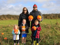 The best pictures from this year's Bigfoot pumpkin picking in Ballabeg